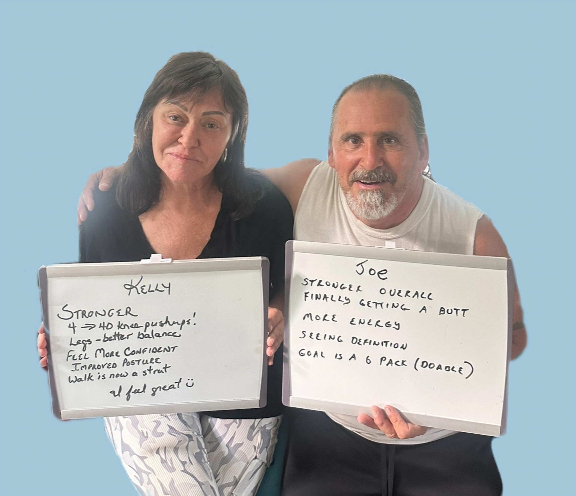 Kelly and Joe, an Easymotion client